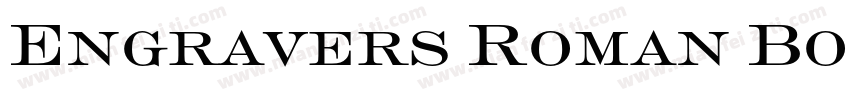 Engravers Roman Bol字体转换